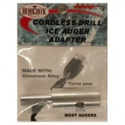 K&E Tackle Bear Creek Cordless Drill Ice Auger Adapter