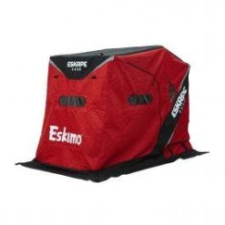 Eskimo Eskape™ 2400 (2 Side Doors) Sled Shelter - Insulated - Red/Black - Two Person
