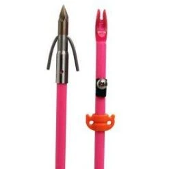 AMS Bowfishing Chaos Point With Pink Fiberglass Shaft