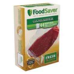 FoodSaver GameSaver Quart Vacuum-Seal Bags- 8"x 11", 44 Count