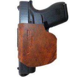 VersaCarry Pro 45 ACP Semi-Auto IWB/OWB Small Holster Right Hand Leather Brown Pro45 SM