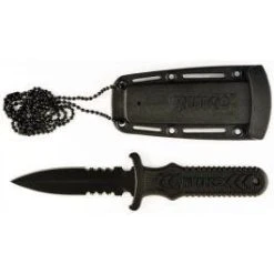 Ruko Knives Ruko Fixed Neck/Boot Knife - 3" - Black Oxide